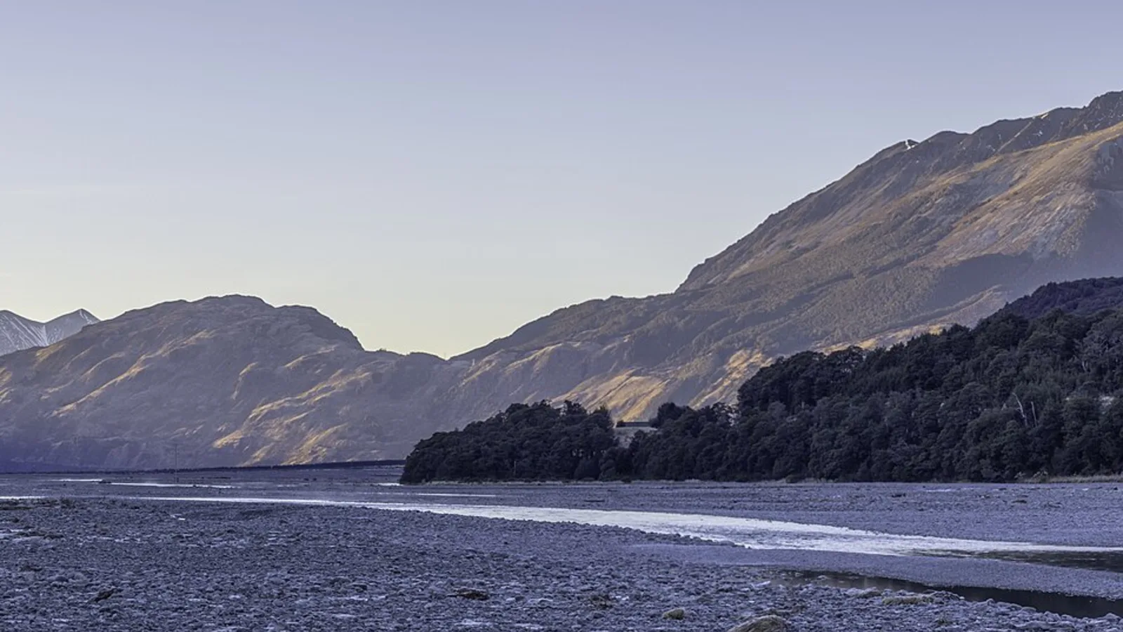 Arthur's Pass highway beneath alpine peaks