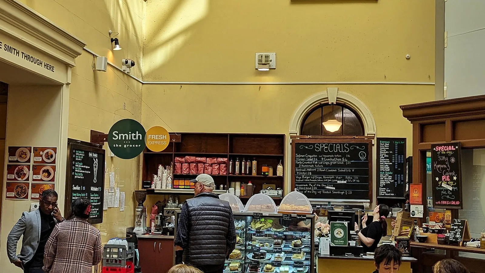 Cafe meal and coffee in New Zealand