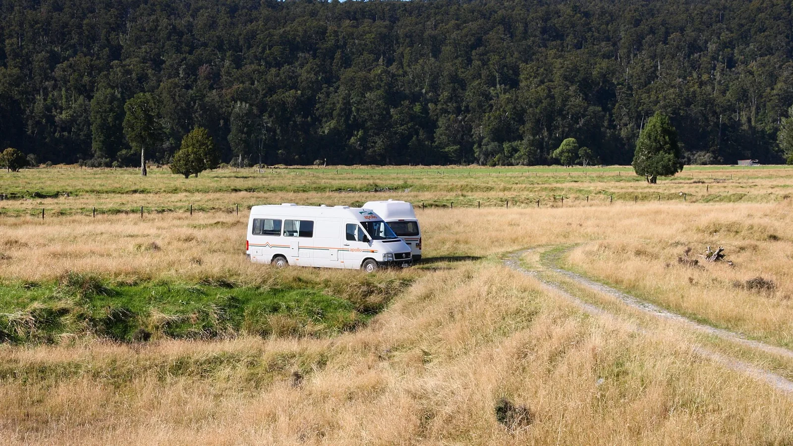 Certified campervan at an authorised freedom camping area