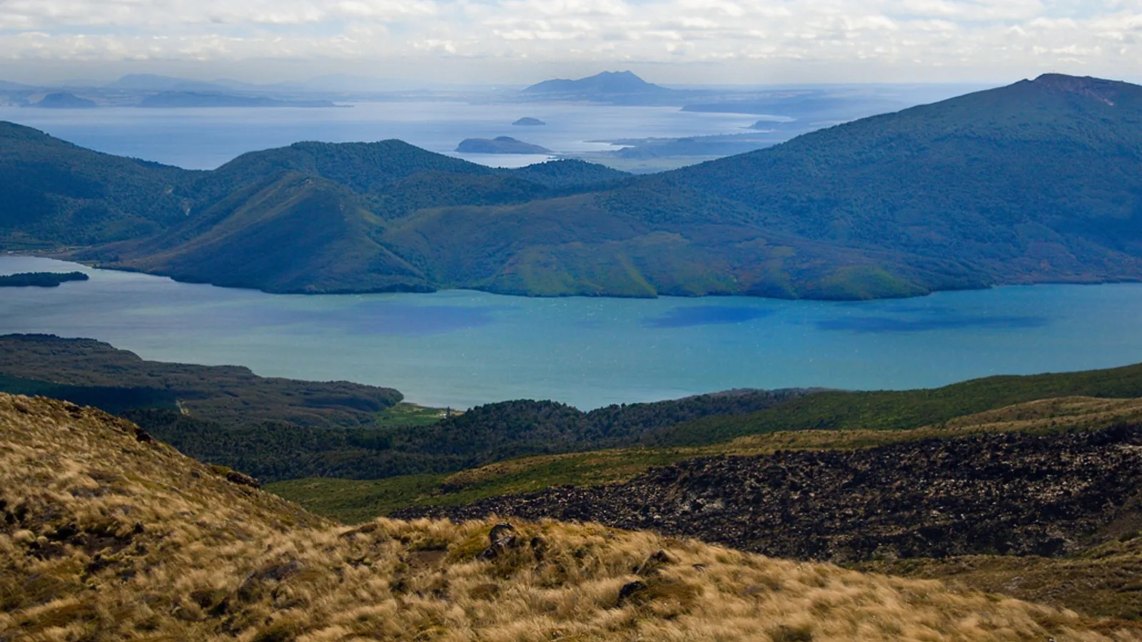 Volcanic landscape in Tongariro National Park